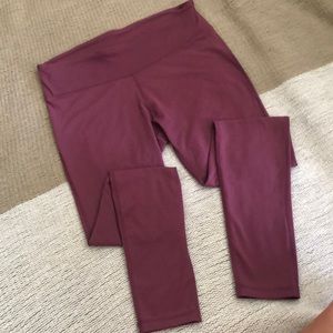 Purple leggings from Fabletics
